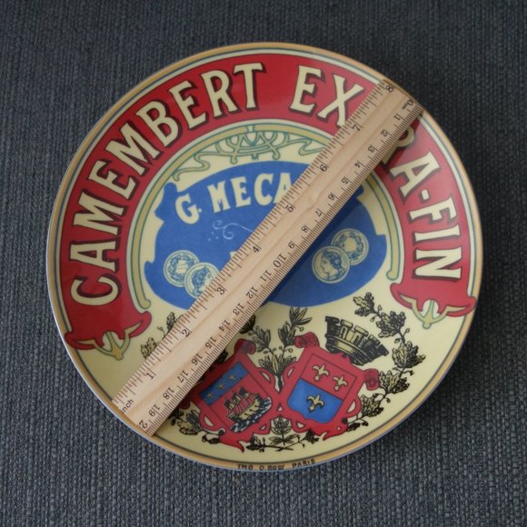 Vintage Set of Four(4) BIA Cordon Bleu Camembert 8" Ceramic Plates - Picture 6 of 9